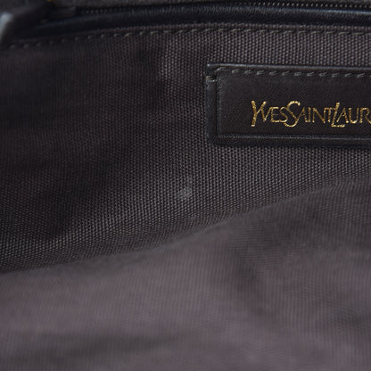 Saint Laurent Pebbled Lambskin Medium Easy Sac Brown 7 of 20