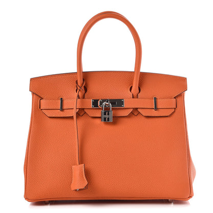 Hermes Togo Birkin 30 Feu 1 of 34