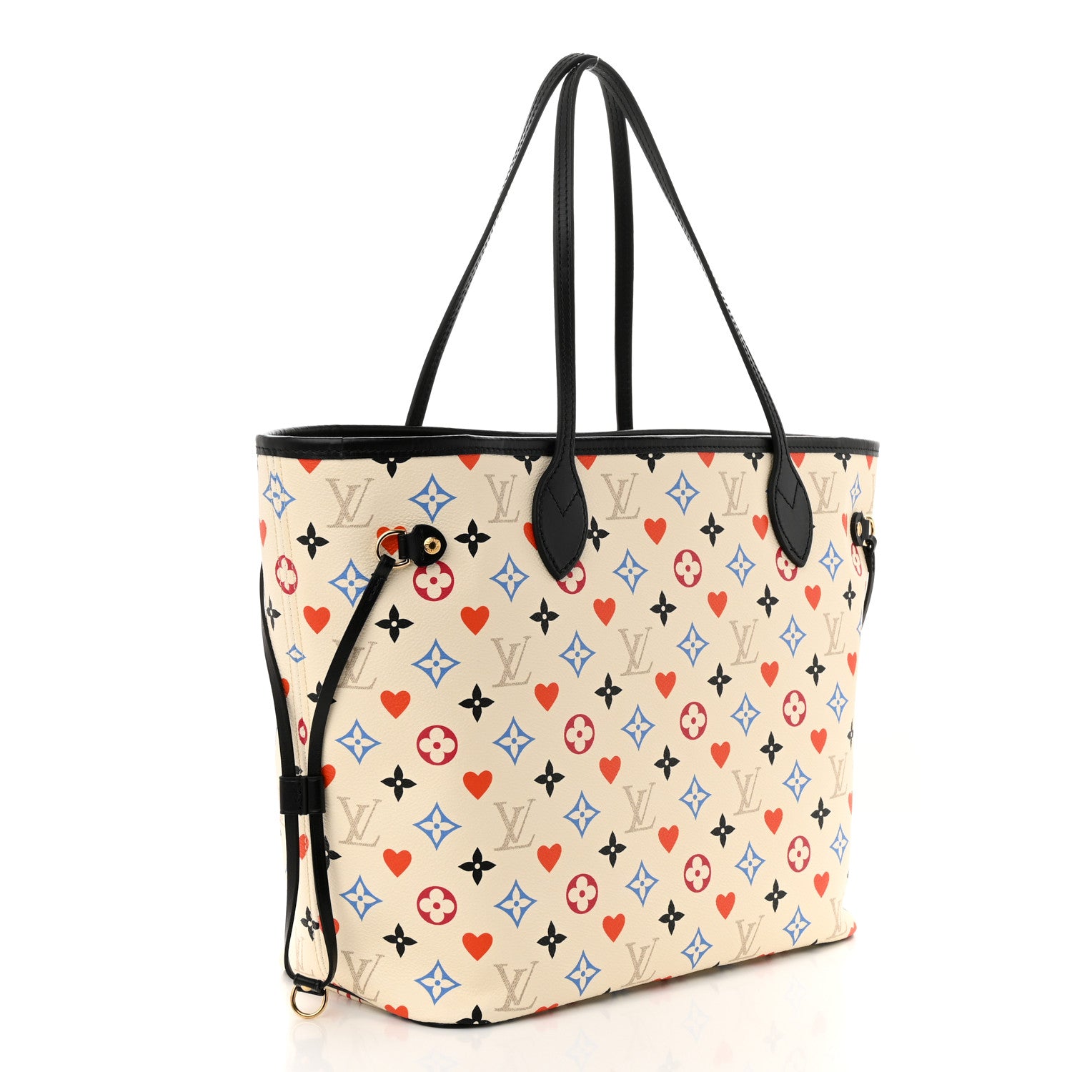 Louis Vuitton Game On Neverfull MM White 4 of 11
