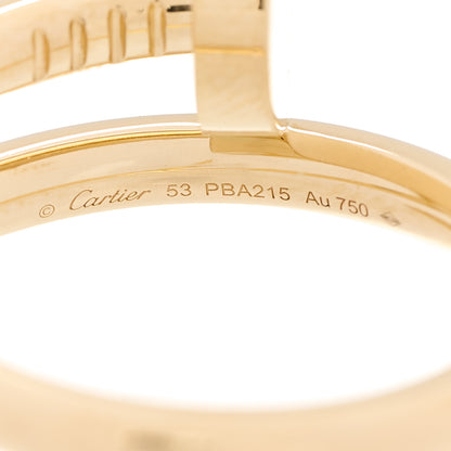 Cartier 18K Yellow Gold Juste Un Clou Ring 53 6.25 5 of 5