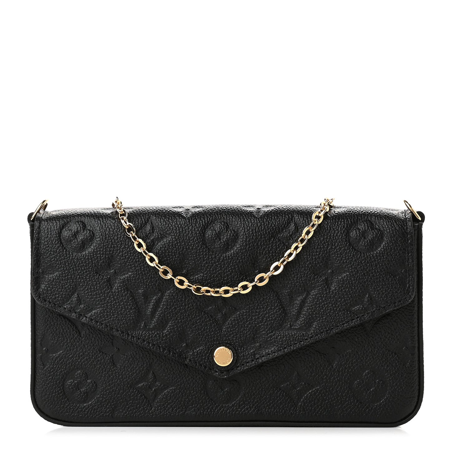 Empreinte Pochette Felicie Chain Wallet Black