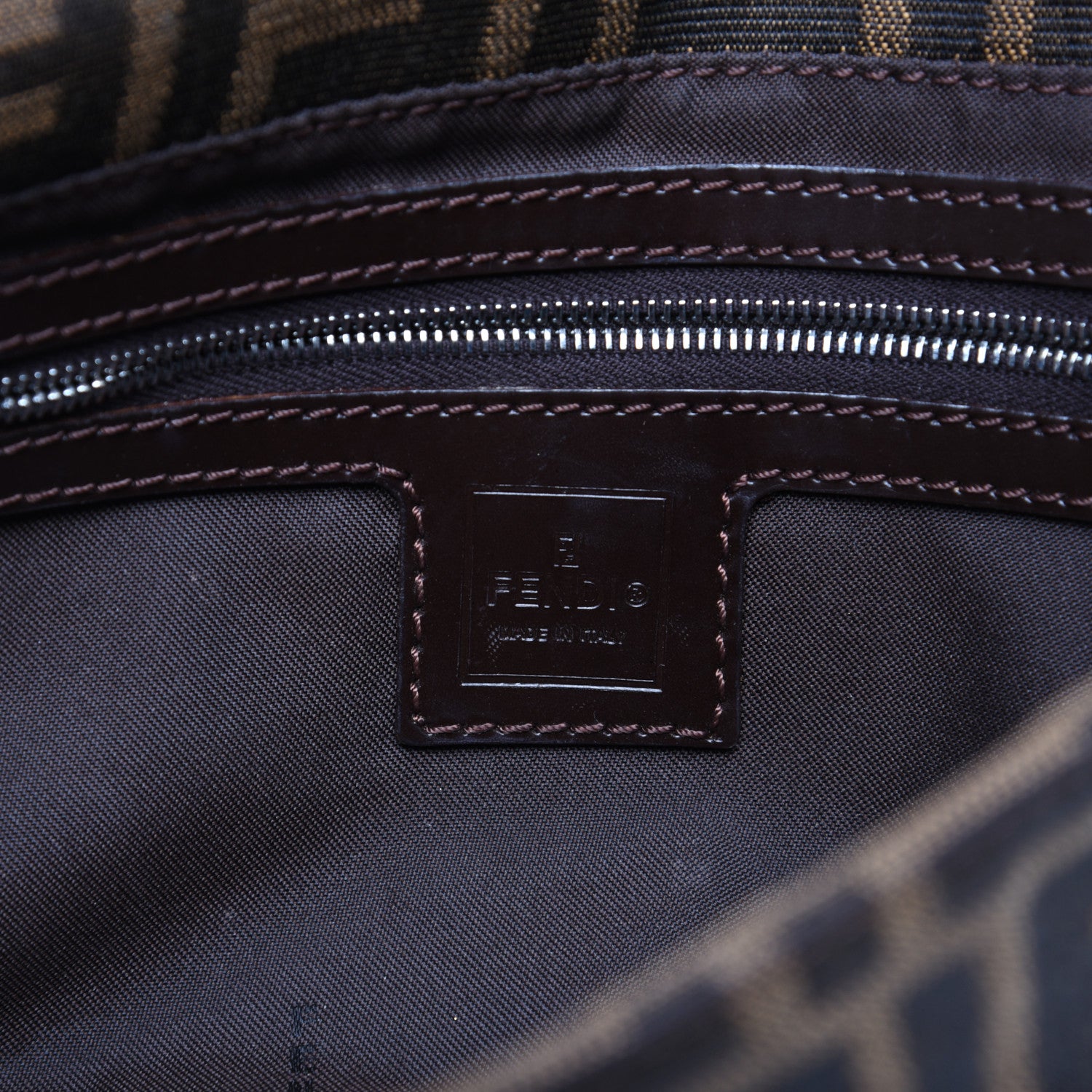Fendi Zucca Baguette Tobacco 8 of 12
