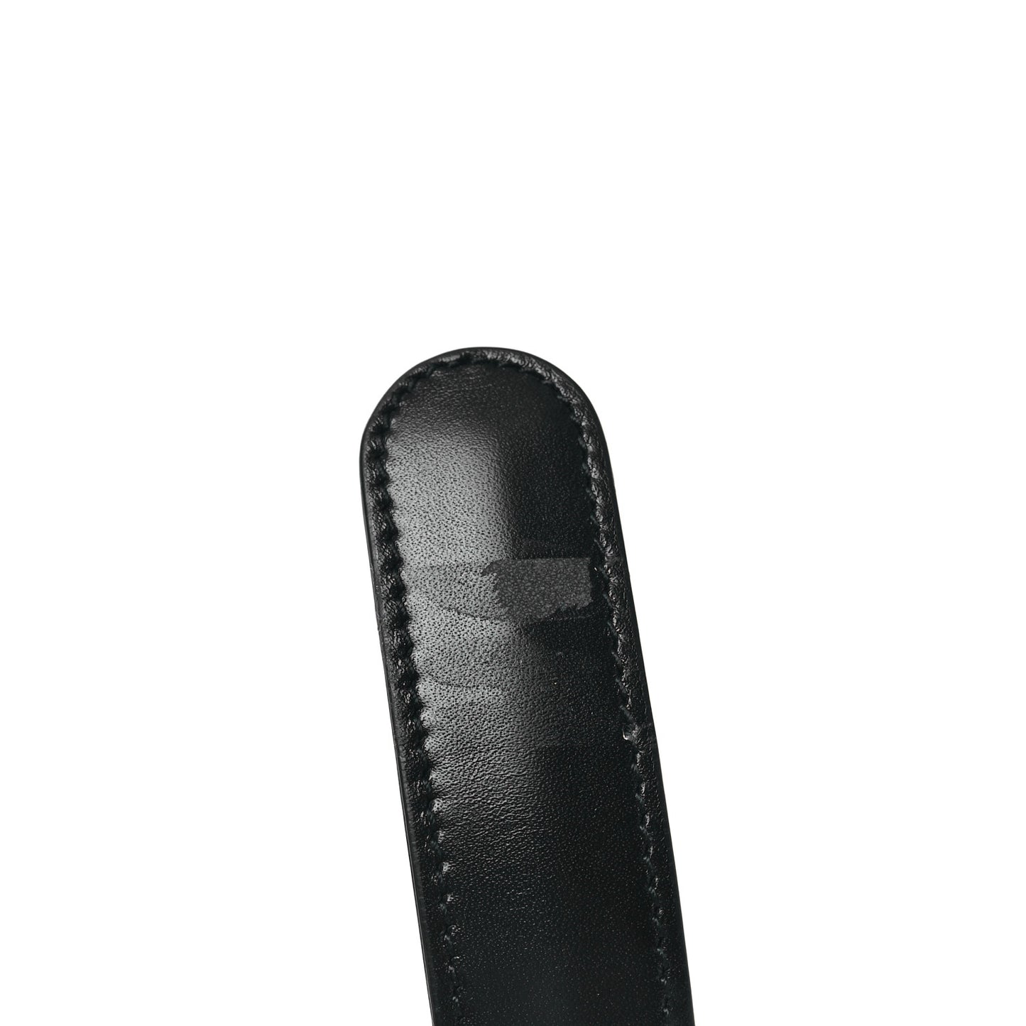 Efesto Leather Horsebit 25mm Belt 85 34 Black