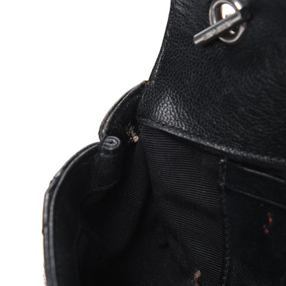 Saint Laurent Calfskin Matelasse Monogram Classic Baby Punk Chain Bag Black 5 of 11