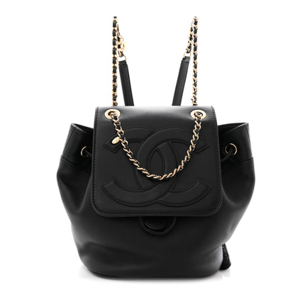 Chanel Lambskin CC Mania Backpack Black 1 of 11