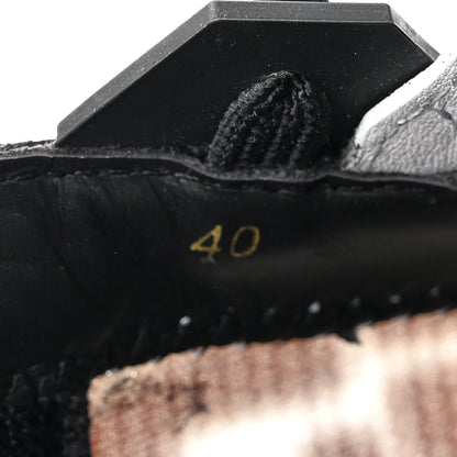 Fendi X SARAH COLEMAN Nylon Suede Lycra FF Vertigo Fendi Flow Low Top Sneakers 40 Transparent Black 10 of 11