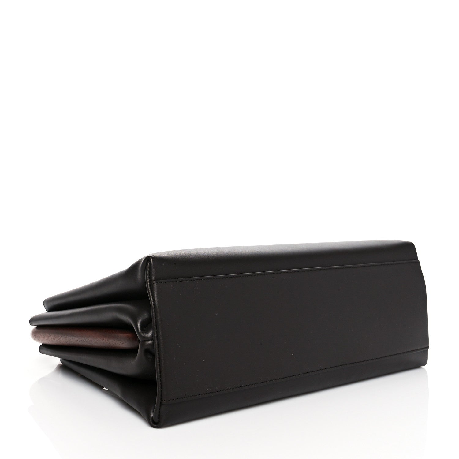 Bottega Veneta Calfskin Wood Mount Fondant 4 of 15