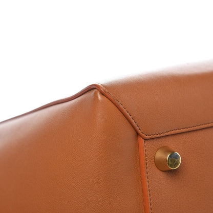 Celine Smooth Calfskin Small Bi-Color Belt Bag Tan 12 of 14