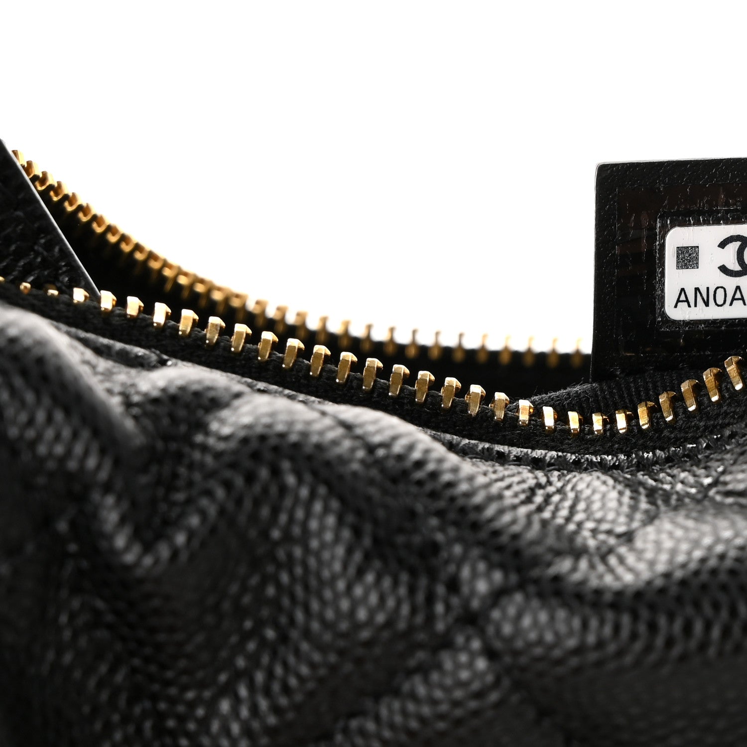 Chanel Caviar Quilted Polly Pocket Pouch Hobo Black 6 of 9