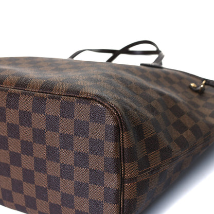 Louis Vuitton Damier Ebene Neo Neverfull MM Rose Ballerine 13 of 15