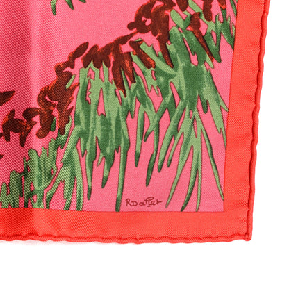 Hermes Silk Les Tigreaux Pocket Square 3 of 5