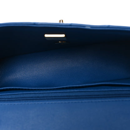 Chanel Lambskin Quilted Mini Rectangular Flap Blue 5 of 11