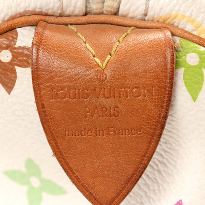 Louis Vuitton Monogram Multicolor Speedy 30 White 5 of 10