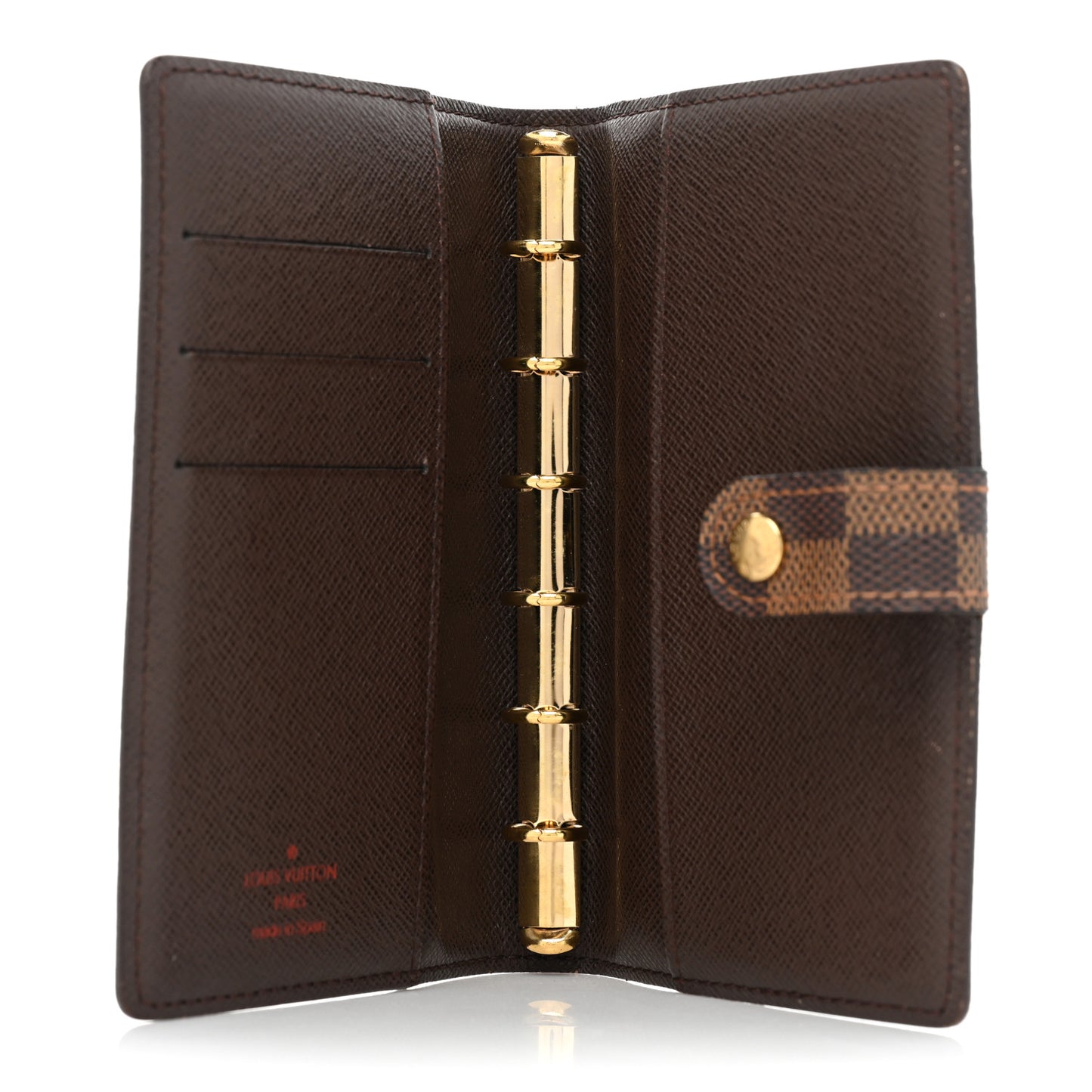 Damier Ebene Small Ring Agenda Cover