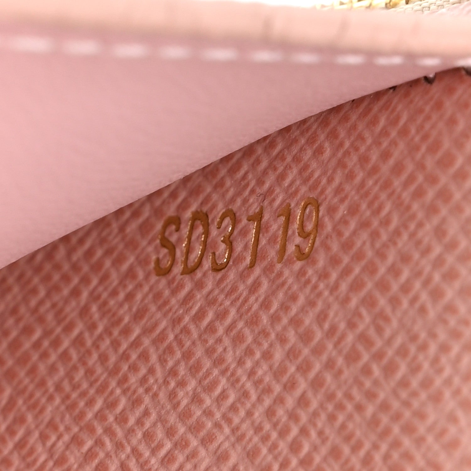 Louis Vuitton Damier Azur Victorine Wallet Rose Ballerine 7 of 8