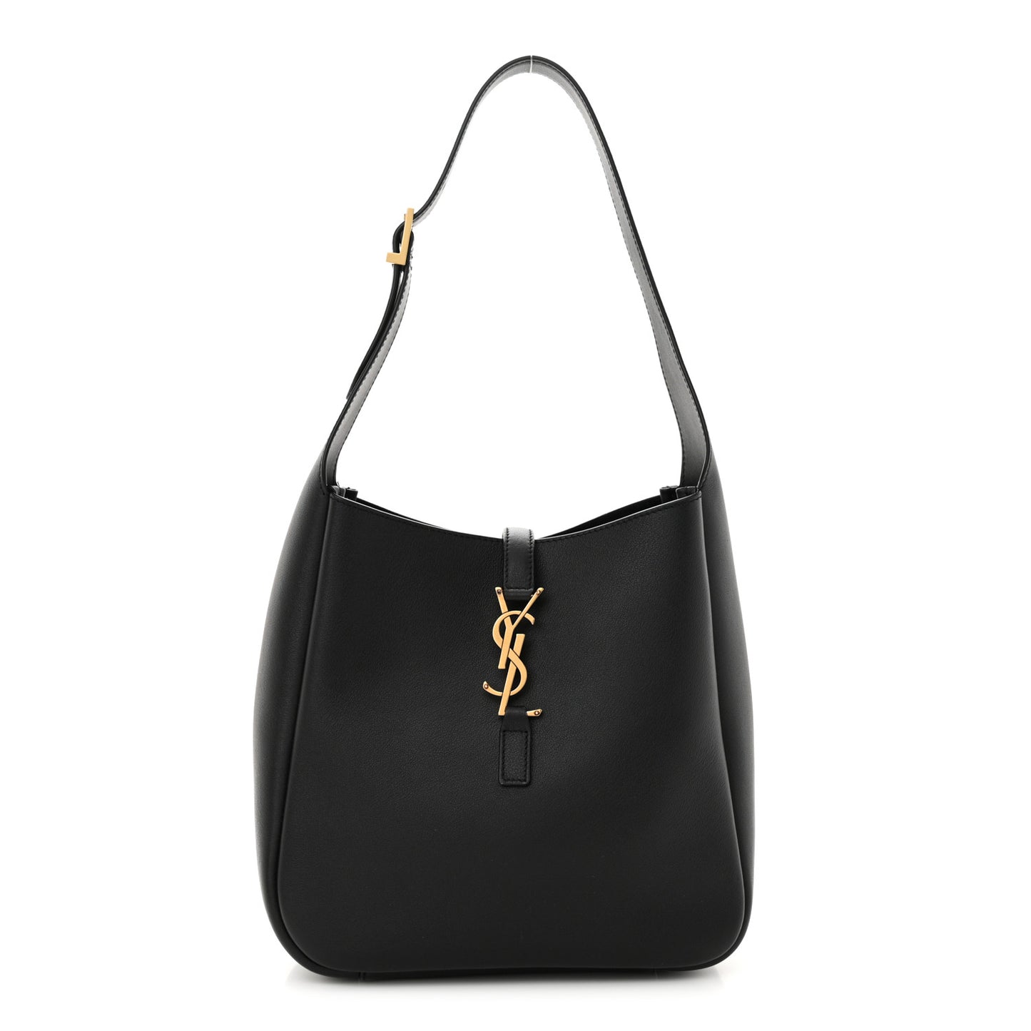 Smooth Calfskin Small Le 5 A 7 Soft Hobo Black