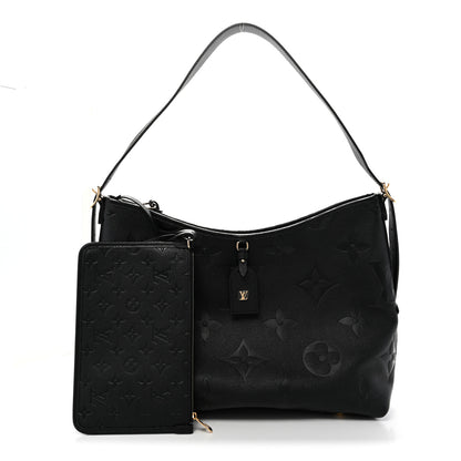Louis Vuitton Empreinte Monogram Giant CarryAll MM Black 3 of 10