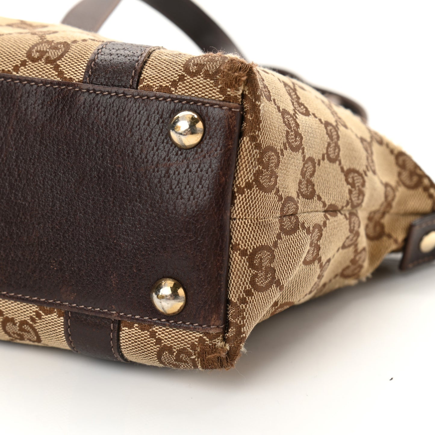 Monogram Small Abbey Tote Dark Brown