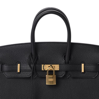 Hermes Togo Birkin 25 Black 10 of 11