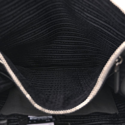 Prada Saffiano Travel Shopping Tote Mercurio 5 of 16