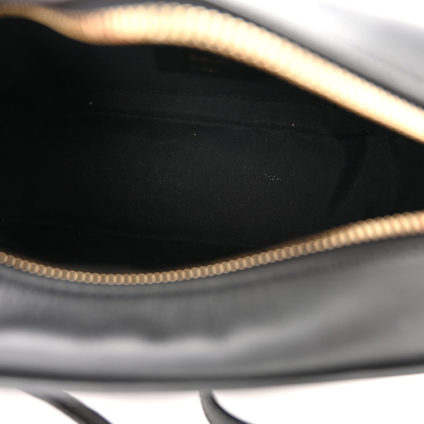 Glazed Fabric Vitello Century FF 1974 Stamp Patch Camera Case Mogano Panna Black