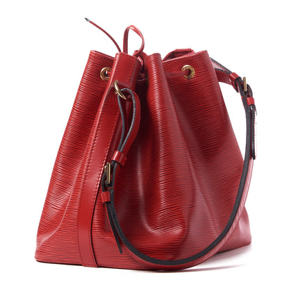Louis Vuitton Epi Petit Noe Castillan Red 2 of 8