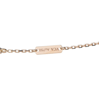 Van Cleef & Arpels 18K Yellow Gold Vintage Alhambra Pendant Necklace 7 of 7