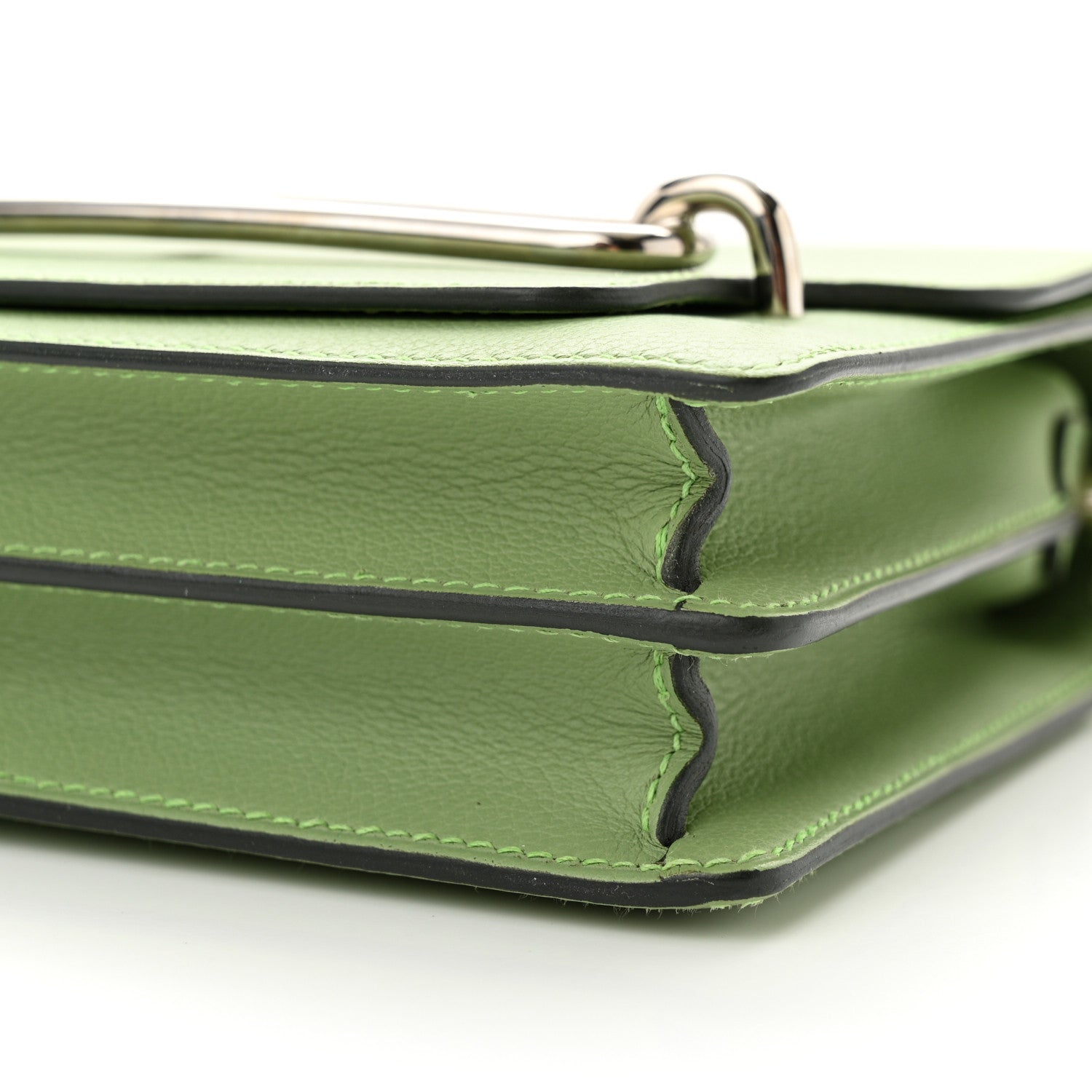 Hermes Evercolor Mini Sac Roulis Vert Criquet 10 of 11