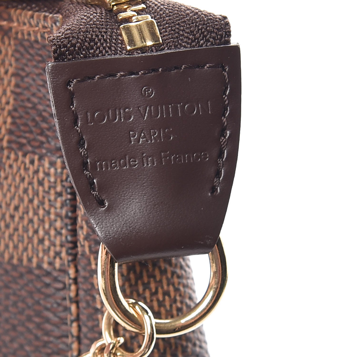 Louis Vuitton Damier Ebene Mini Pochette Accessories 6 of 9