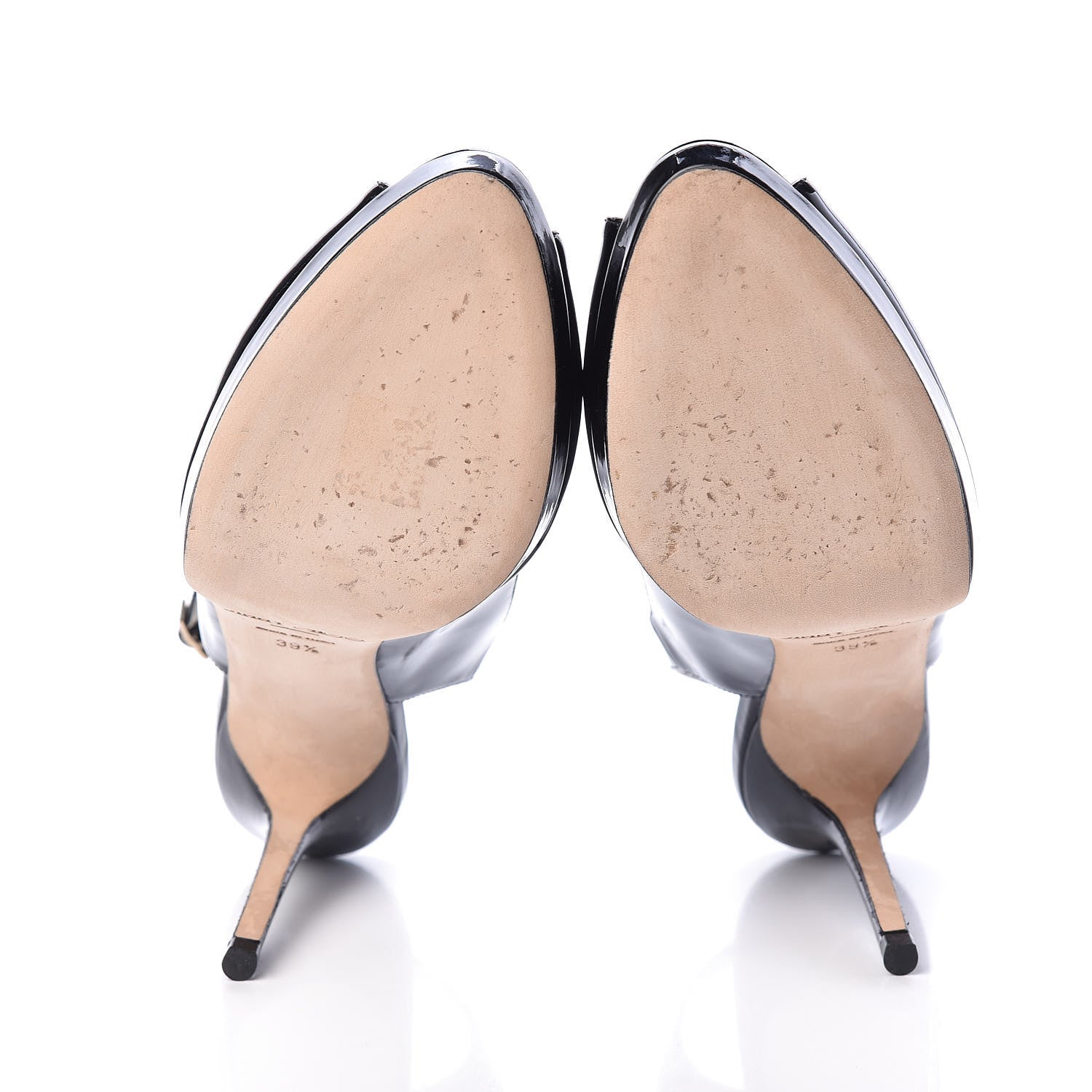 Jimmy Choo Patent Nova Slingback Pumps 39.5 Black 7 of 7