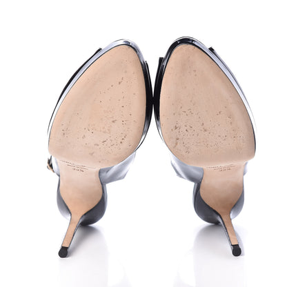 Jimmy Choo Patent Nova Slingback Pumps 39.5 Black 7 of 7