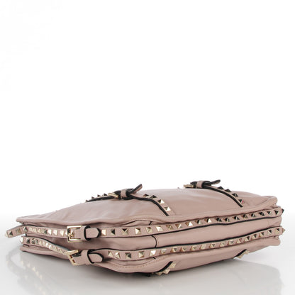 Valentino Garavani Vitello Rockstud Shopper Tote Poudre 4 of 9