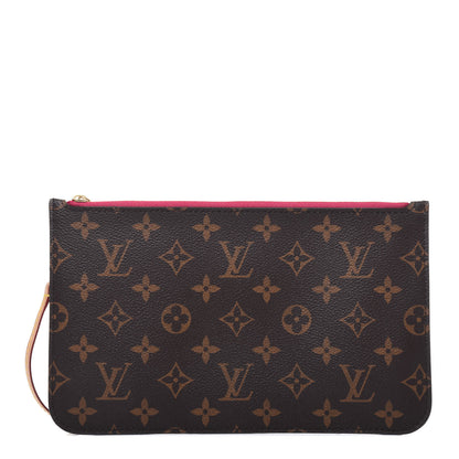 Louis Vuitton Monogram Neverfull MM GM Pochette Pivoine 1 of 12