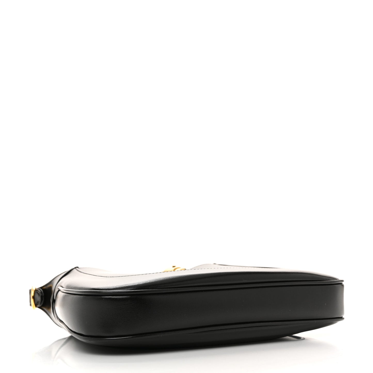 Boarded Dyana Lux Calfskin Small Jackie 1961 Hobo Black