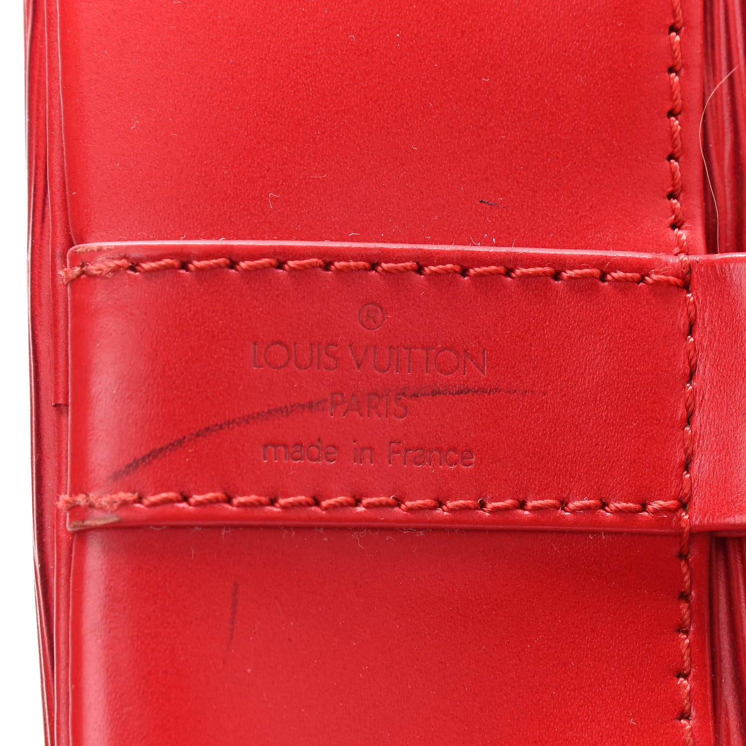 Louis Vuitton Epi Randonnee PM Castillan Red 6 of 14