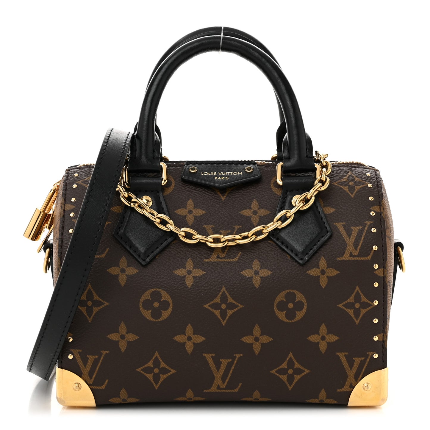 Reverse Monogram Speedy Trunk 20