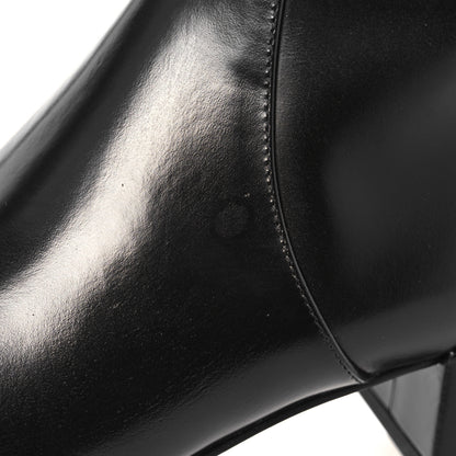 Saint Laurent Ketta Studded Babies 40 Brod Knee High Boots 36 Black 10 of 12