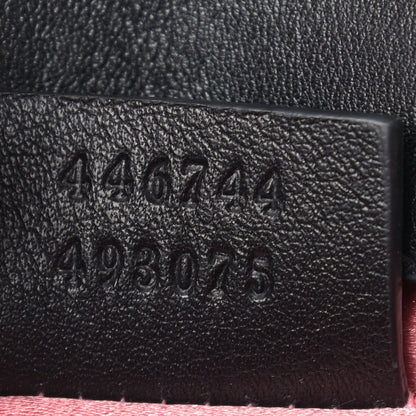 Gucci Velvet Matelasse Mini GG Marmont Shoulder Bag Black 7 of 13