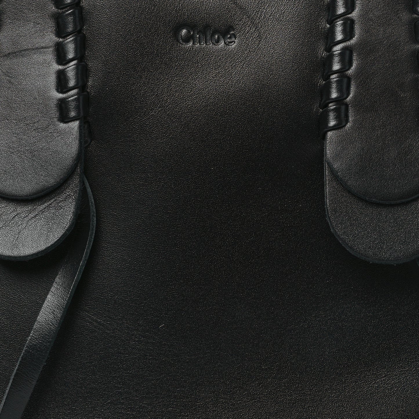 Calfskin Small Mony Tote Black