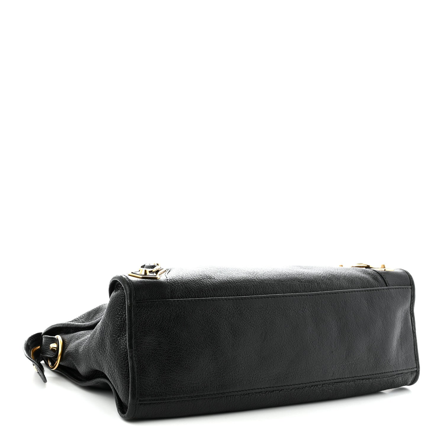 Balenciaga Chevre Gold Metallic Edge Hardware City Black 5 of 11