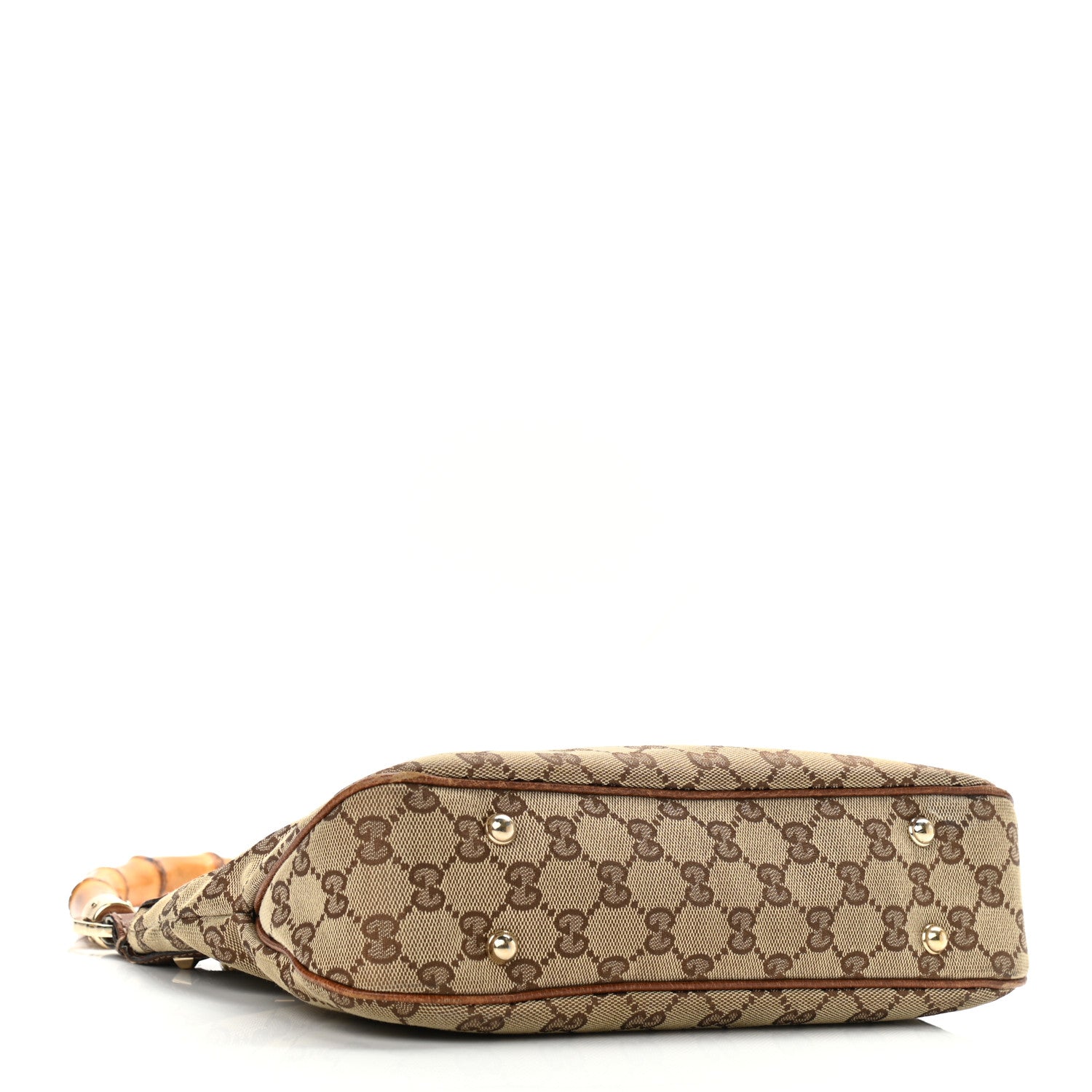 Gucci Monogram Bamboo Anita Top Handle Bag Brown 4 of 11