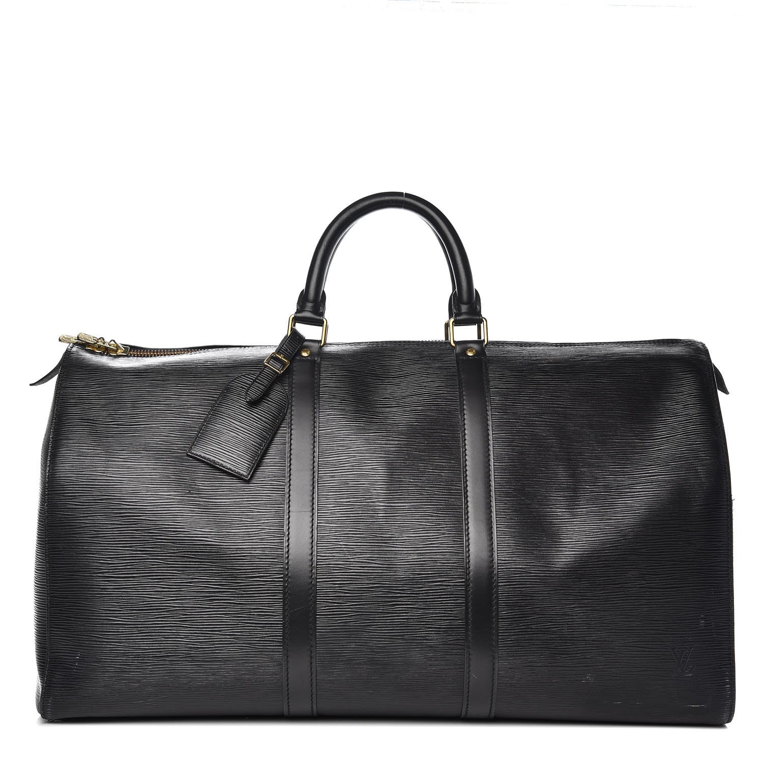 Louis Vuitton Epi Keepall 50 Black 1 of 19