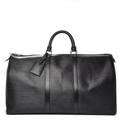 Louis Vuitton Epi Keepall 50 Black 1 of 19