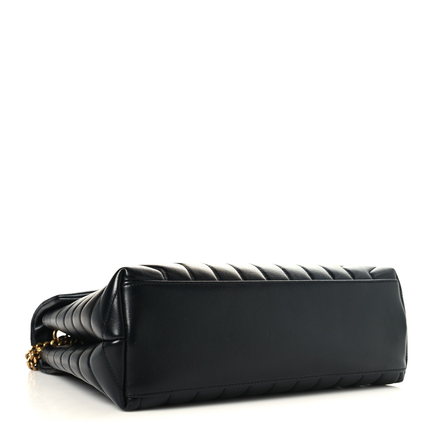 Saint Laurent Calfskin Y Quilted Monogram Medium Loulou Chain Satchel Black 4 of 11