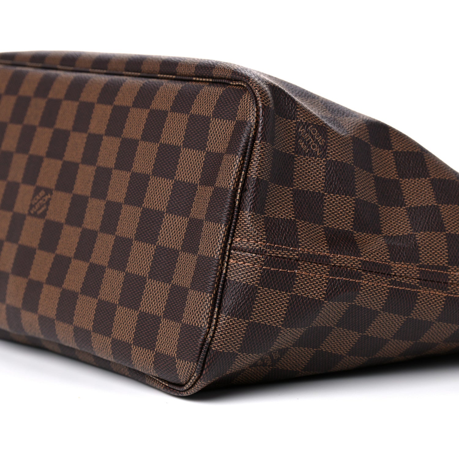Louis Vuitton Damier Ebene Neo Neverfull MM Rose Ballerine 9 of 9