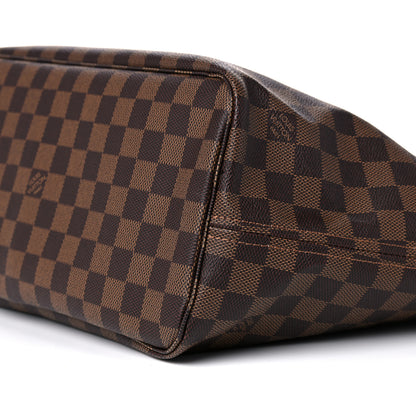 Louis Vuitton Damier Ebene Neo Neverfull MM Rose Ballerine 9 of 9