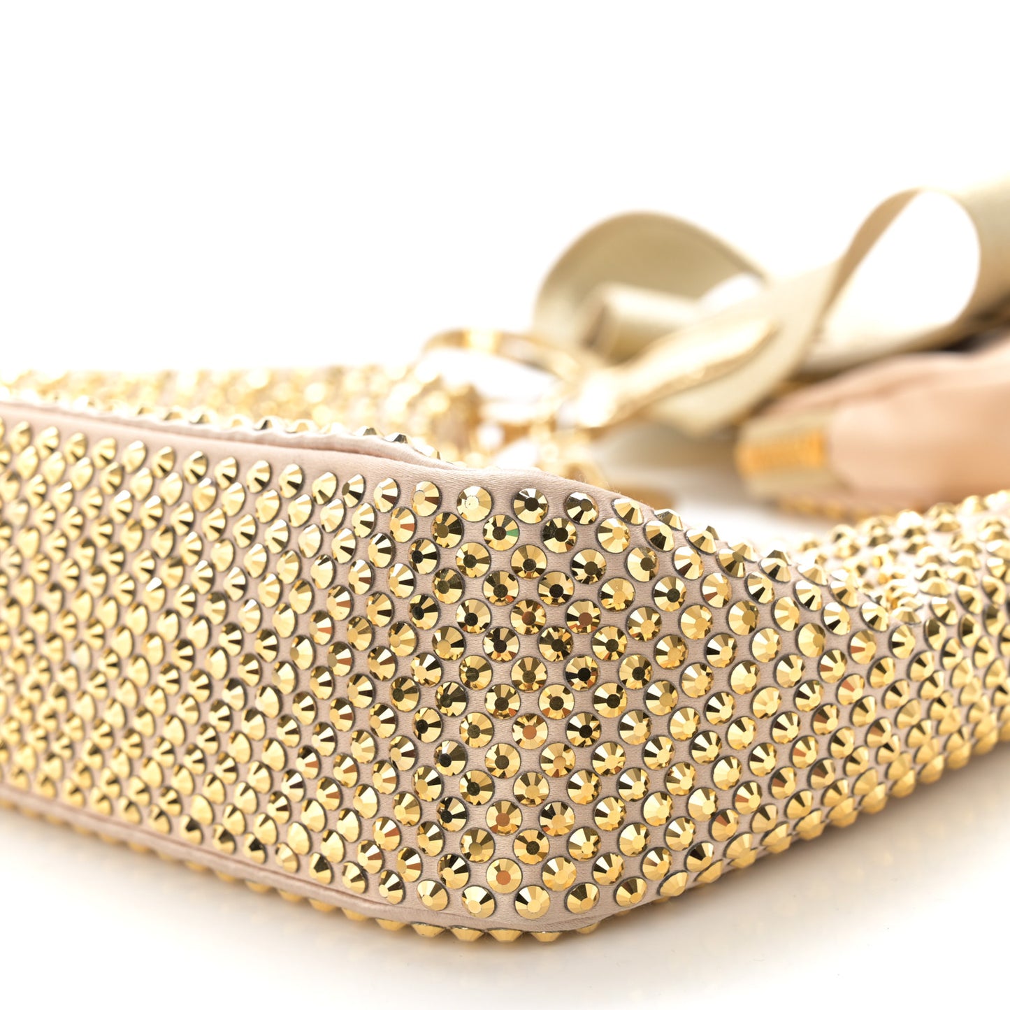 Satin Crystal Re-Edition 2005 Shoulder Bag Platino