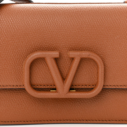Valentino Garavani Grainy Calfskin VSling Belt Bag Saddle Brown 7 of 10