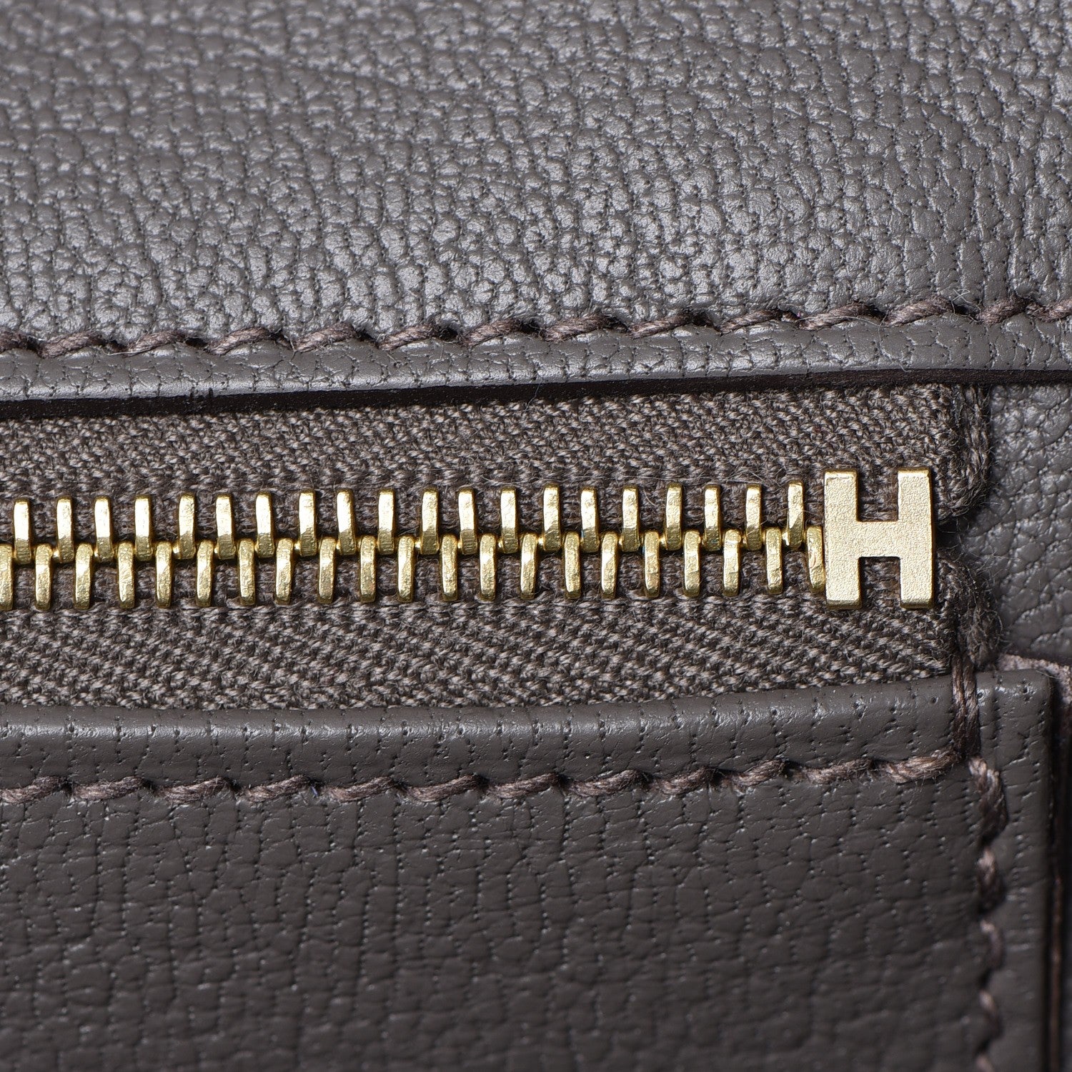 Hermes Togo Birkin 35 Etain 17 of 37