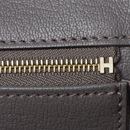 Hermes Togo Birkin 35 Etain 17 of 37